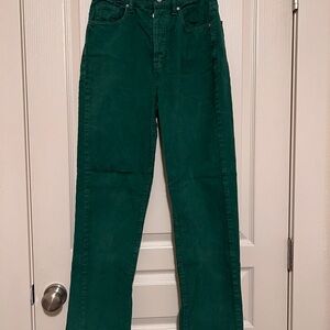 Green Corduroy Jeans